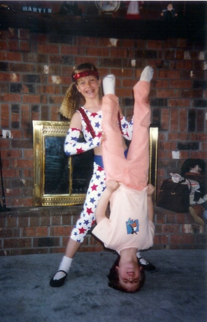 I have no explanation for my outfit, other than it was the '80's.